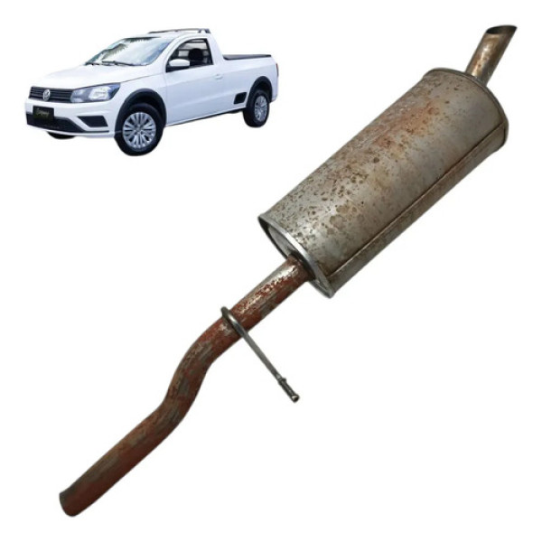 Escapamento Abafador Silencioso Saveiro 1.6 16v Msi 2023