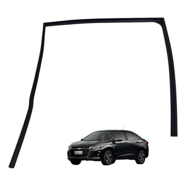 Borracha Guarnição Vidro Onix 2020 2024 Traseira Direita