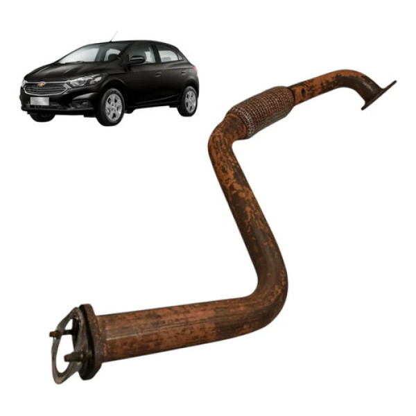Flexível Cano Escapamento Gm Onix Prisma 1.0 2013/2019