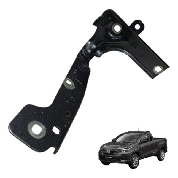 Dobradiça Tampa Traseira Fiat Strada 2021/2024 Lado Esquerdo