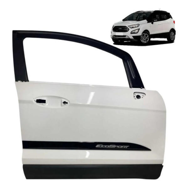 Porta Ford Ecosport 2019 2020 2021 Dianteira Direita Dianteira Direita Branco