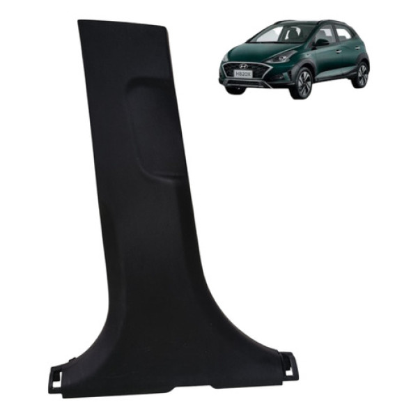 Acabamento Coluna Central Esquerdo Hyundai Hb20 2020 2022