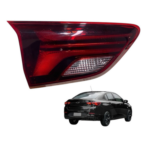 Lanterna Tampa Traseira Onix Plus Esquerda Sem Led Detalhe