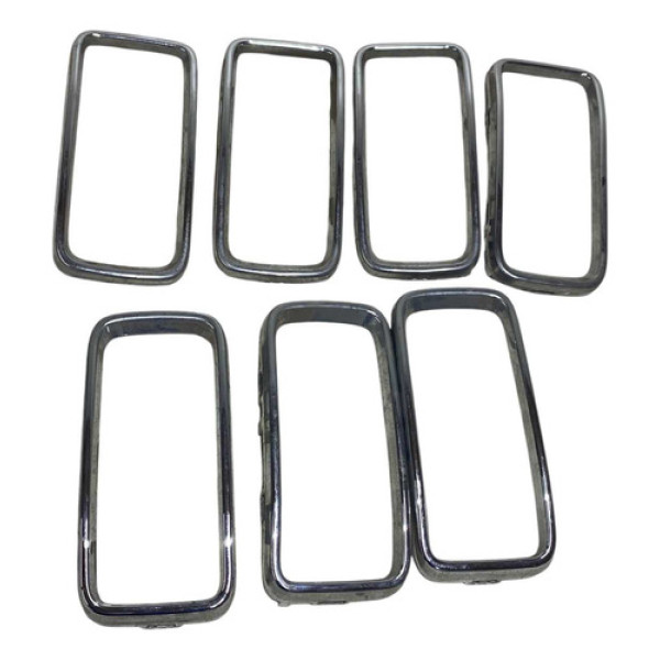 Kit 7 Frisos Moldura Grade Com Detalhe Renegade 2019 2020