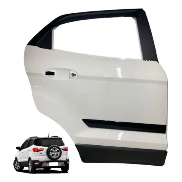 Porta Ford Ecosport 2019 2020 2021 Traseira Direita Traseira Direita Branco
