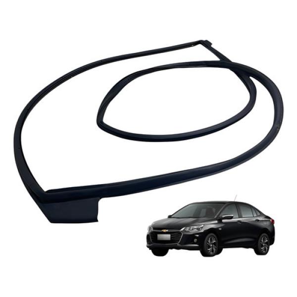 Borracha Guarnição Porta Onix 2020 2024 Dianteira Direita