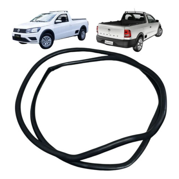 Borracha Vidro Vigia Traseiro Volkswagen Saveiro 2018 / 2023