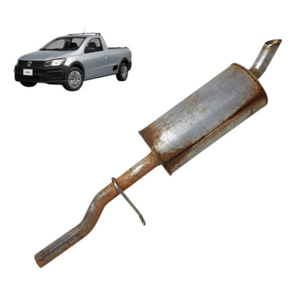 Escapamento Silencioso Volkswagen Saveiro 1.6 2017 2018 2019