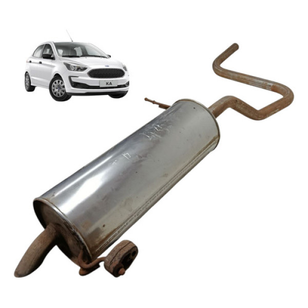 Escapamento Silencioso Ford Ka 1.0 2016 2017 2018 2019 2020