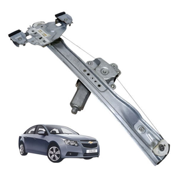 Máquina Vidro Traseira Cruze Sedan 2012 2013 14/16 Direita