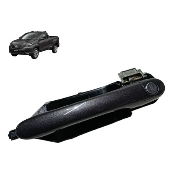 Maçaneta Externa Fiat Strada 2021/2024 Dianteira Esquerda Cinza-escuro Dianteira