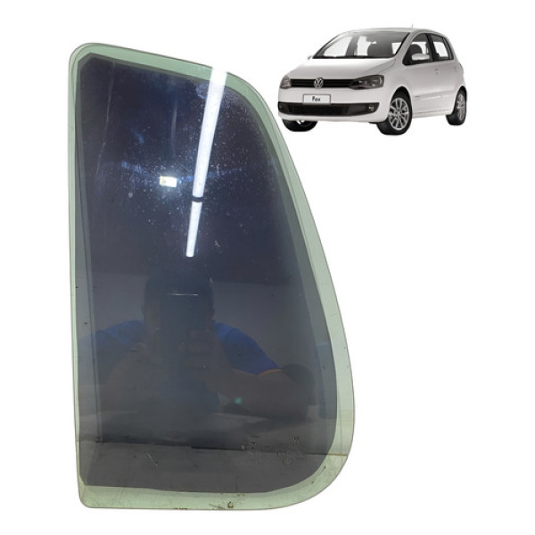 Vidro Fixo Porta Fox Crossfox 2011 2014 Traseiro Esquerdo