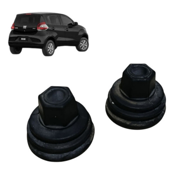 Batente Borracha Regulagem Altura Tampa Traseira Fiat Mobi