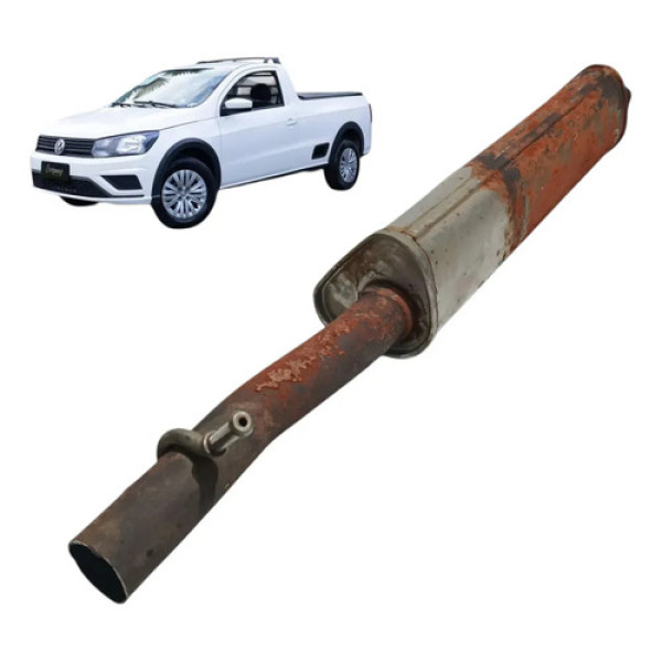 Escapamento Silencioso Intermediário Vw Saveiro 1.6 Msi 2023