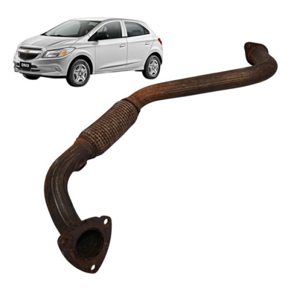 Saida Escapamento Intermediario Gm Onix 1.0 2017 2018 2019