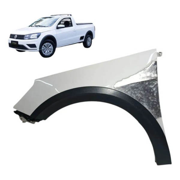 Paralama Vw Saveiro 2018 2019 2020 / 2023 Esquerdo Detalhe