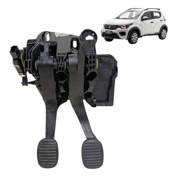 Pedal Pedaleira Embreagem Freio Fiat Mobi 2019 2020