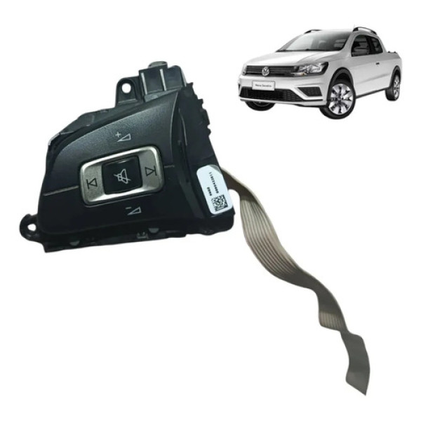 Botão Comando Volante Vw Saveiro Gol 2017 2018 2019 2022