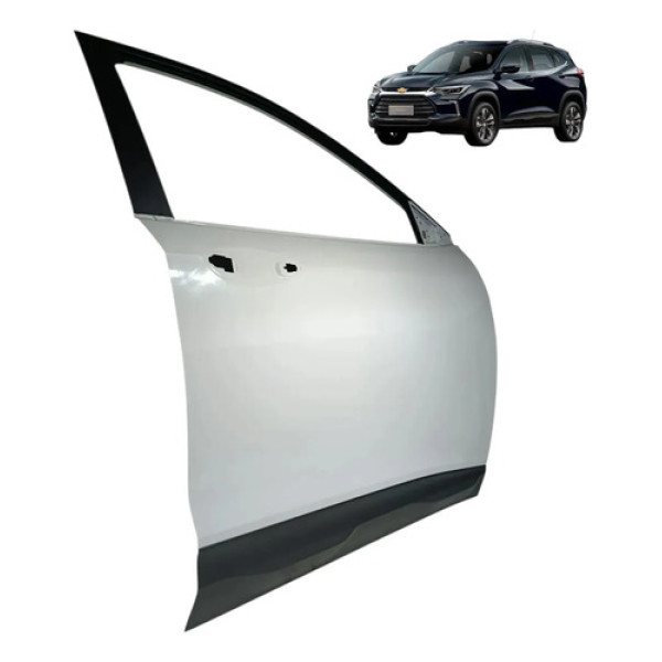 Porta Dianteira Chevrolet Tracker 2021/2025 Lado Direito Dianteira Direita Branco