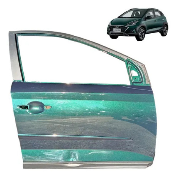 Porta Dianteira Direita Hyundai Hb20x 2020 2021 2022 Detalhe Dianteira Direito Direita