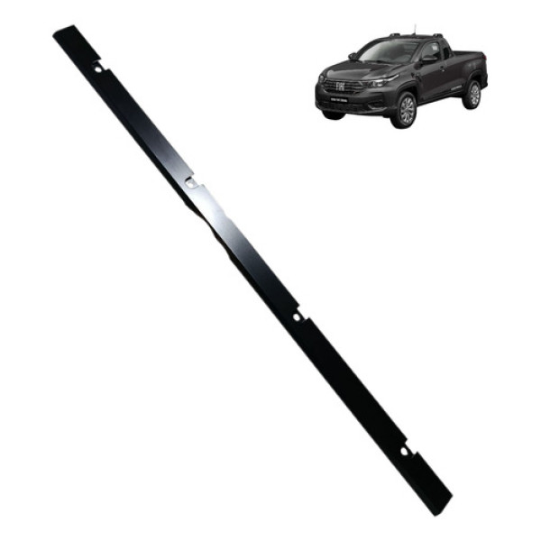 Acabamento Vidro Vigia Fiat Nova Strada 2021 2022 2023 2024 Preto