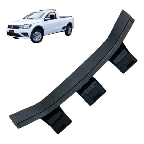 Moldura Inferior Painel Volkswagen Saveiro 2019/2023 Preto Preto