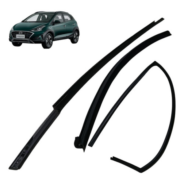 Kit Pestana Guarnição Porta Traseira Direita Hb20 Hb20x 2022