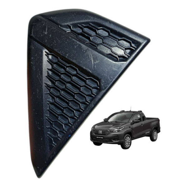 Moldura Aplique Paralama Fiat Strada 2020/2024 Lado Esquerdo