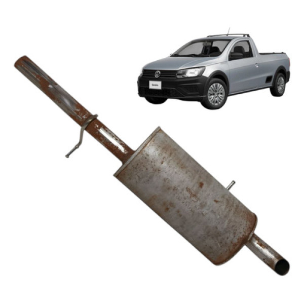 Escapamento Silencioso Saveiro Tl Mbvs G8 1.6 8v Flex 2017