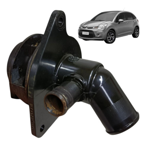 Flange Bomba De Água Citroen C3 Peugeot 208 1.5 2013 2014/16