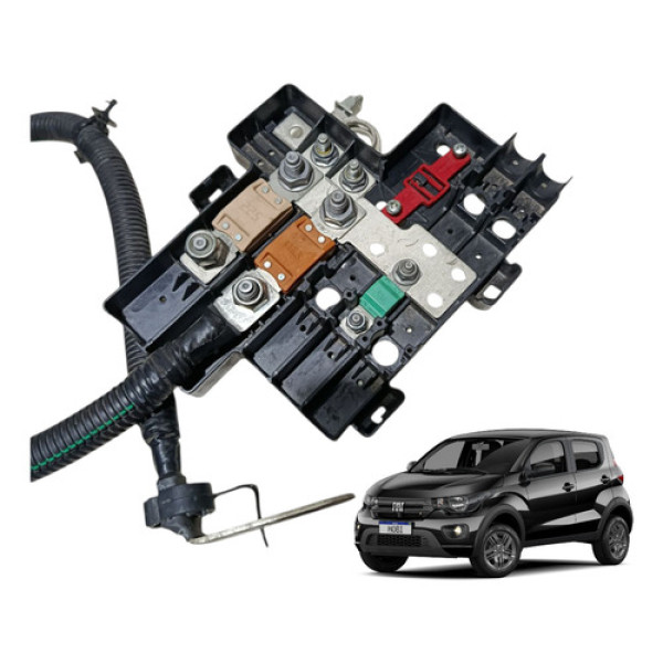 Fusíveis Polo Positivo Fiat Mobi 1.0 4cc 2016 2017 2018/2021