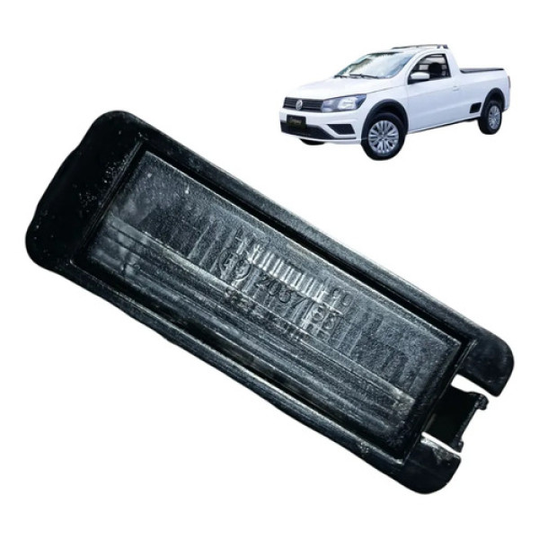 Lanterna Luz Placa Traseira Vw Saveiro Gol Voyage 2018/2023