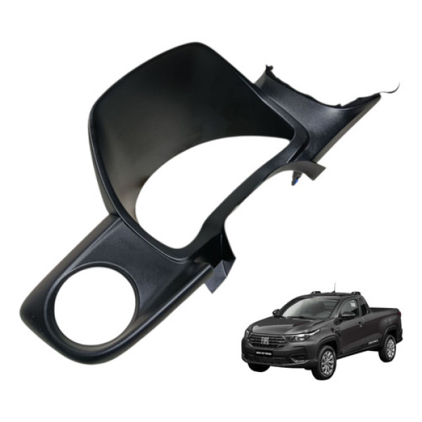 Moldura Painel Instrumentos Fiat Strada 2021 2022 2023 2024 Preto