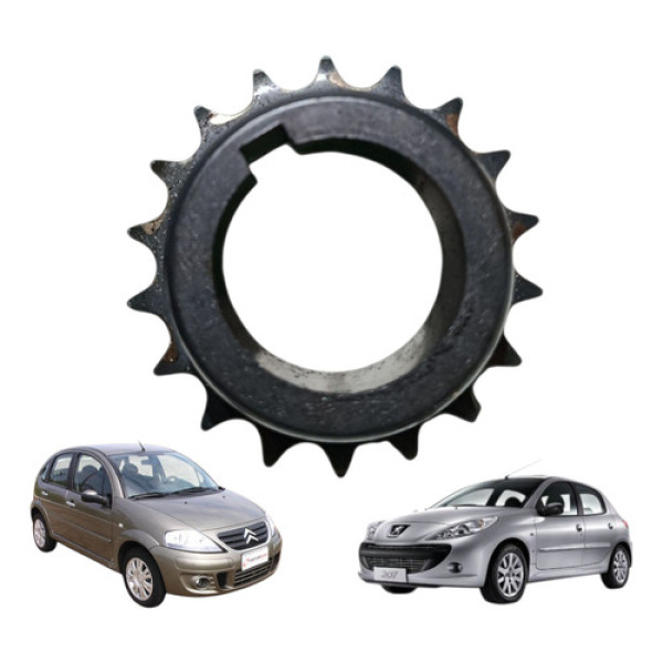Engrenagem Virabrequim Bomba Peugeot 206 207 Citroen C3 1.4