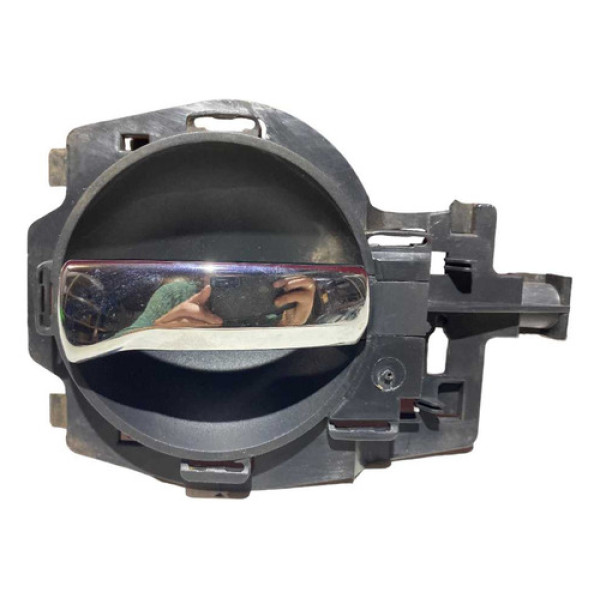 Maçaneta Interna Esquerda Cromada Citroen C3 2012 9680187877