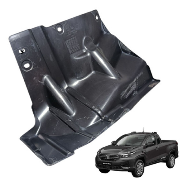 Defletor Parabarro Dianteiro Fiat Strada 2021 A 2024 Direito