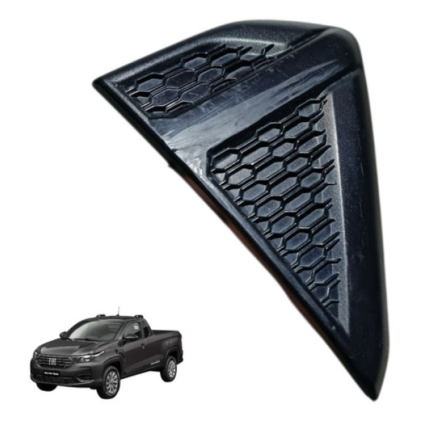 Moldura Aplique Paralama Fiat Strada 2020/2024 Lado Direito