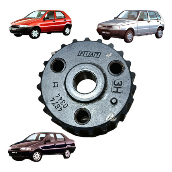 Polia Engrenagem Virabrequim Fiat Palio Siena Uno Fire 1.0
