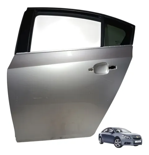 Porta Cruze Sedan 2012 2013 2014 2015/16 Traseira Esquerda Traseira Esquerdo Cinza
